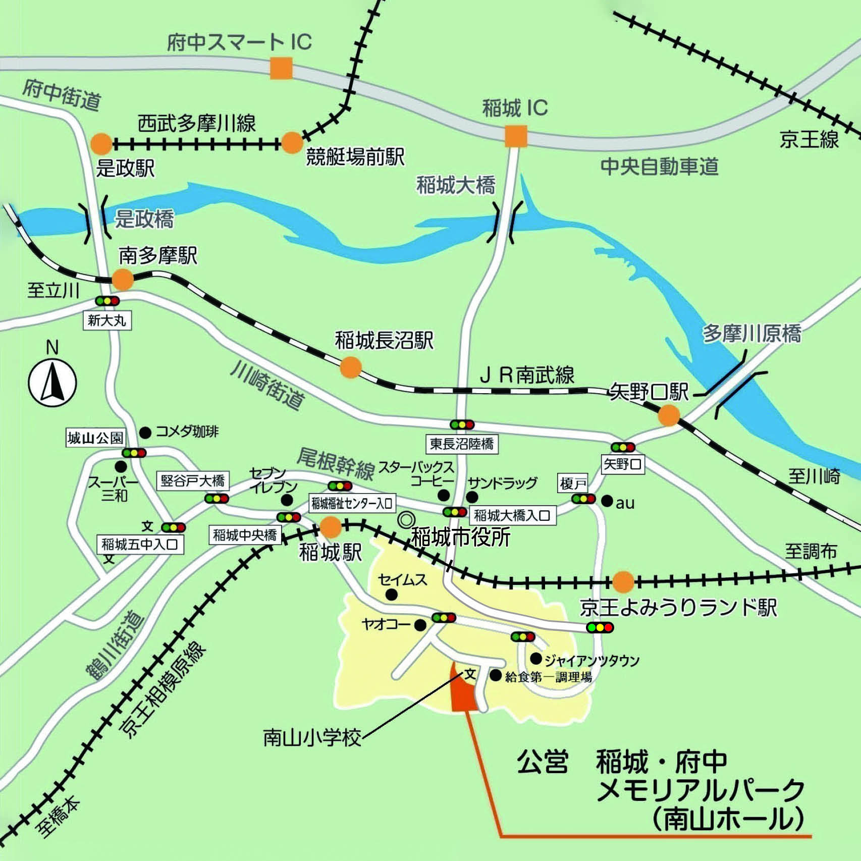 交通案内図